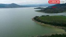 Kaz Dağları'ndan beslenen Bayramiç Barajı'nın su seviyesi yükseldi