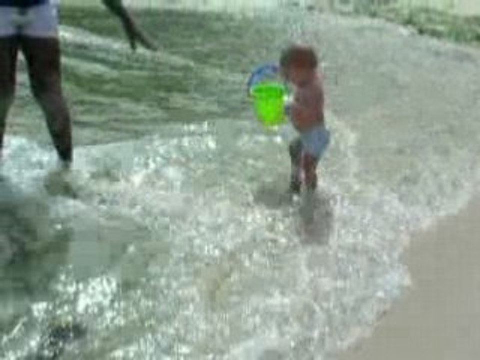 Dans l'eau