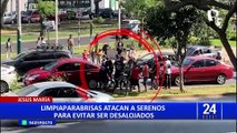 Falsos mendigos agreden a fiscalizadores en Jesús María