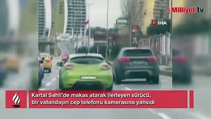 Kartal’da makas pahalıya patladı: Trafikten men edildi