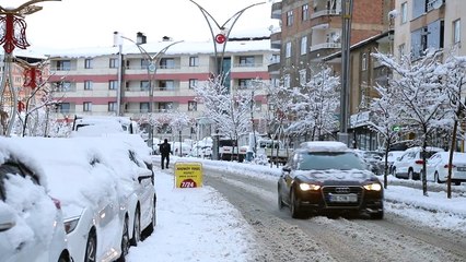 Hakkari'de kar yağışı etkili