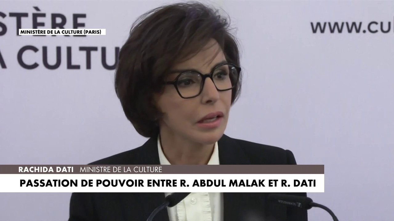Rachida Dati : «Je sais ce que je dois à la culture française»