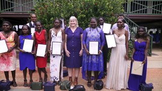 Celebrations as students from Gunbalanya graduate year 12