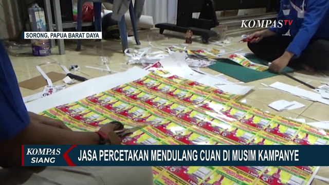 Percetakan Banjir Cuan di Musim Kampanye hingga Pemkot Sorong Gelar Pasar Murah CERNUS SORONG