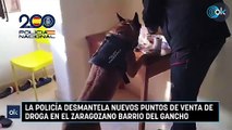 La Policía desmantela nuevos puntos de venta de droga en el zaragozano barrio del Gancho