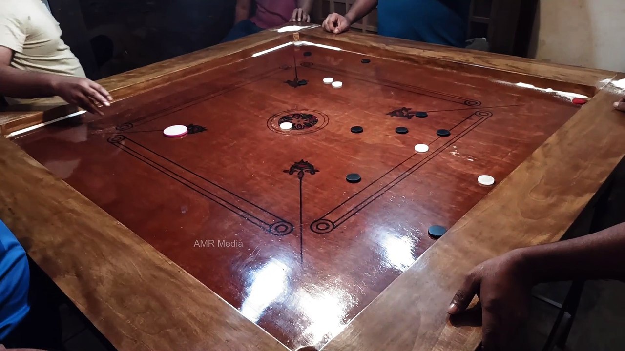 Carrom Board Clear Tutorial, How to clear full hit, Carrom Tutorial