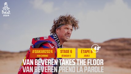 Van Beveren takes the floor - Stage 6 - #Dakar2024