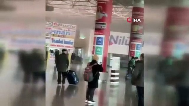 Bursa Şehirlerarası Otobüs Terminali’nde korkutan yangın