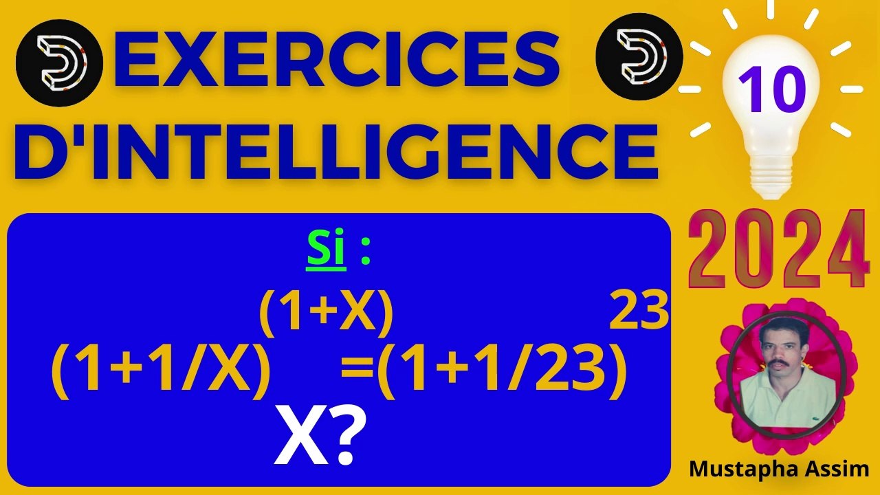Exercices d'intelligence-Exercice-10