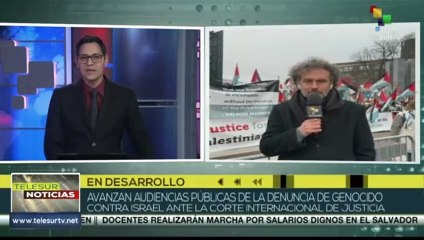 Avanza audiencia pública por acusación de genocidio contra Israel