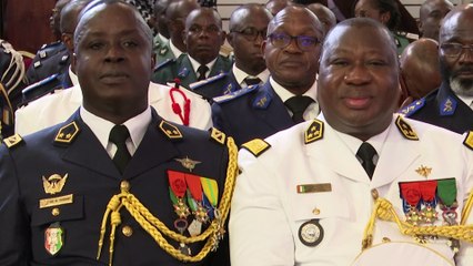 Echanges de voeux de nouvel an 2024 entre le Président Alassane Ouattara et l'Armée