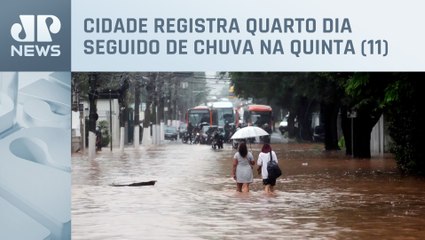 São Paulo deve ter pancadas de chuva e novos alagamentos nesta sexta (12)