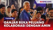 Respons Salaman Puan-Anies, Ganjar Buka Peluang Kolaborasi Dengan AMIN Jika Pilpres 2 Putaran?