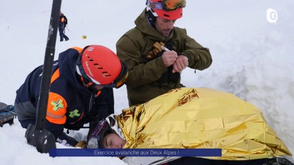 Reportage - Exercice avalanche aux 2 Alpes !