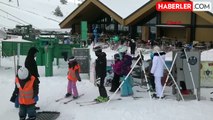 Kartalkaya Kayak Merkezi'nde Kar Sevinci