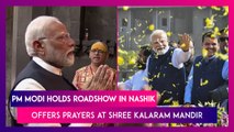 Maharashtra: PM Narendra Modi Holds Roadshow In Nashik; Offers Prayers At Shree Kalaram Mandir