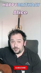 Happy Birthday, Alice! Geburtstagsgrüße an Alice