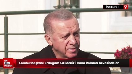 Cumhurbaşkanı Erdoğan: Kızıldeniz'i kana bulama hevesindeler