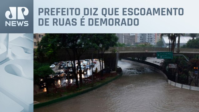 Ricardo Nunes vê queda no número de alagamentos em São Paulo