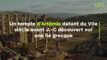 Découverte d’un temple d'Artémis datant du VIIe siècle avant J.-C. sur une île grecque