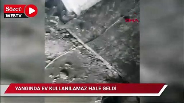 Şırnak’ta sobadan çıkan yangında ev kullanılamaz hale geldi