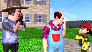Scary Teacher 3D Fake Police Nick Troll Cut Miss Ts Hair with Doll Squid Game and 3 Police Neighbor