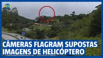 Câmeras registram imagens que podem ser de helicóptero desaparecido em SP