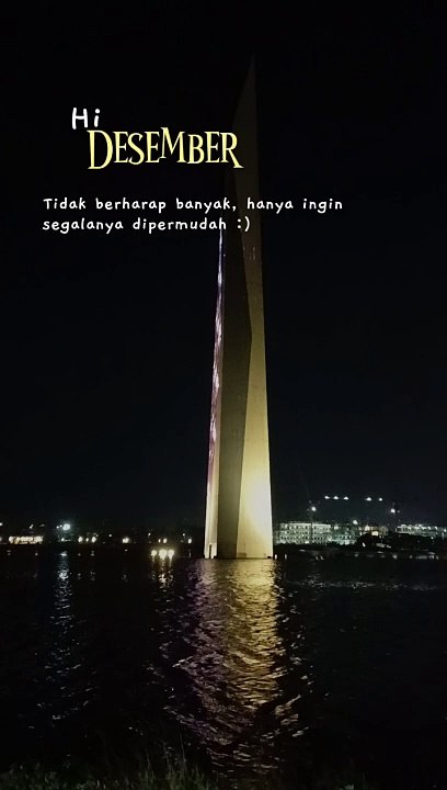 Suasana di masjid al-jabbar Bandung pada malam hari