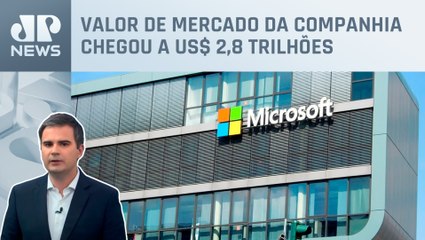 Microsoft supera Apple e se torna mais valiosa do mundo; Bruno Meyer comenta