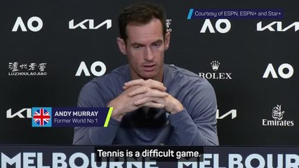 Download Video: Murray 'enjoying tennis better' ahead of Australian Open