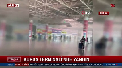 Bursa Terminali'nde yangın