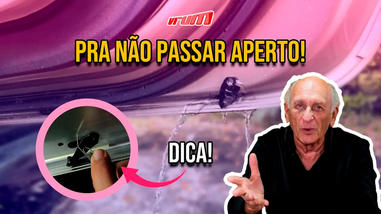 Limpe esse dreno de água para evitar ferrugem!