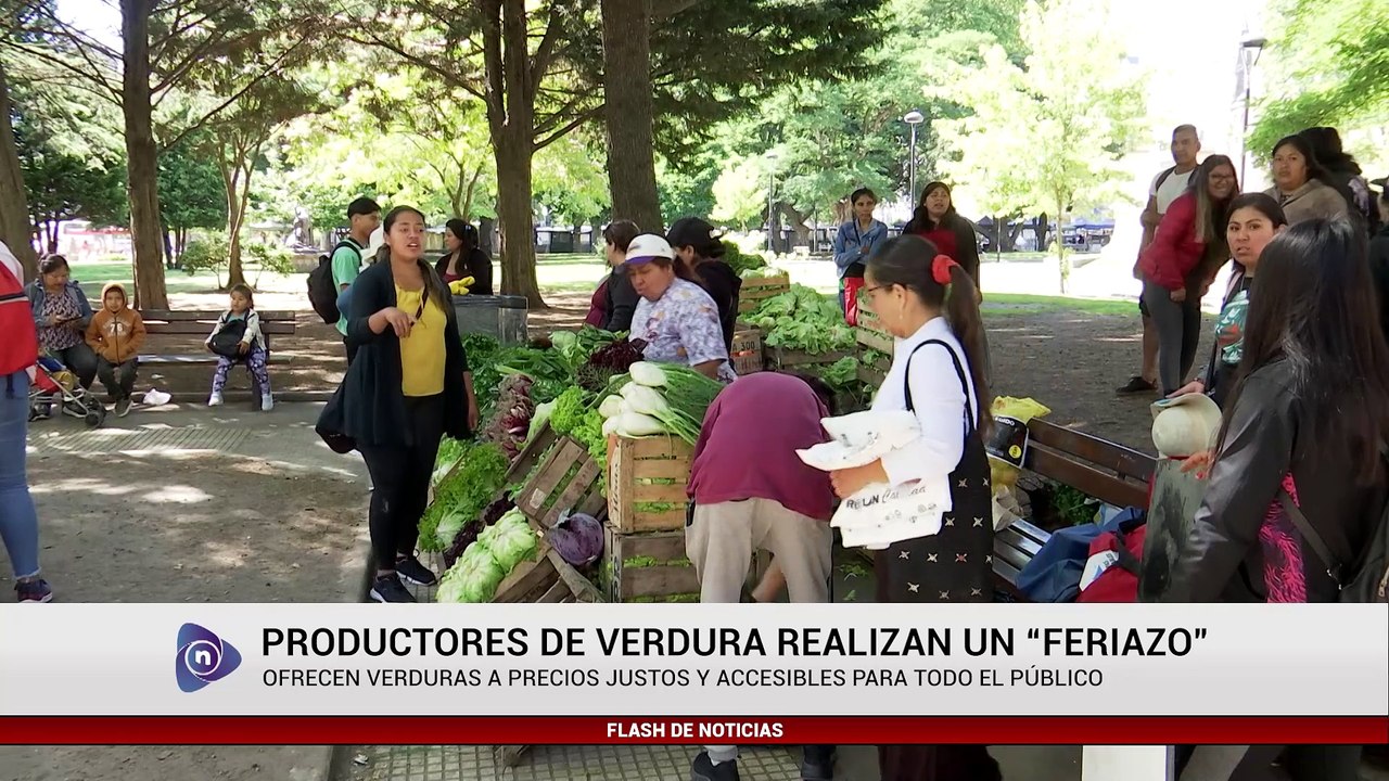 PRODUCTORES DE VERDURA REALIZAN UN “FERIAZO”