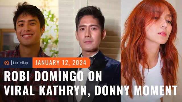 Robi Domingo addresses viral Kathryn Bernardo, Donny Pangilinan video during his wedding