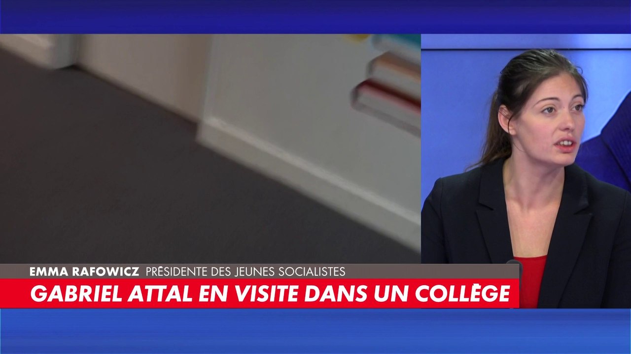 Emma Rafowicz, présidente des Jeunes socialistes :«C’est un gouvernement sarkozyste, bien plus qu’il n’est macroniste. Il ne manque peut-être que François Fillon», dans #180MinutesInfo