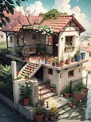 Mini house - doll house - tiny house