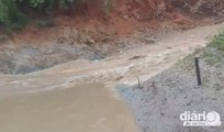 Abalado emocionalmente, morador mostra prejuízos após rompimento de barragem na zona rural de Conceição