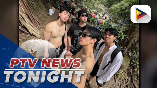 GOT7 member Mark Tuan visits Daranak Falls in Tanay, Rizal