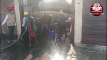Watch Video: यहां शॉर्ट सर्किट से मशीनरी ऑयल फैक्ट्री में लगी आग, लाखों का नुकसान