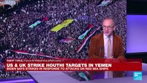 Houthi rebels vow retaliation after American and British strikes against them