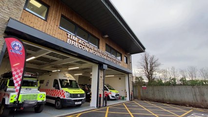 Brecon Mountain Rescue Team's new HQ