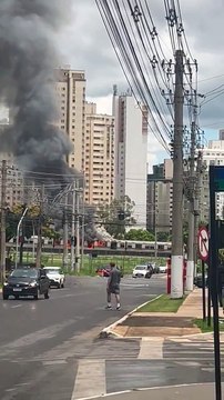 Vagão de metrô em Águas Claras