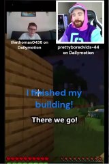 Playing Minecraft Survival with PrettyBoredVids but I did a DisneyLand building