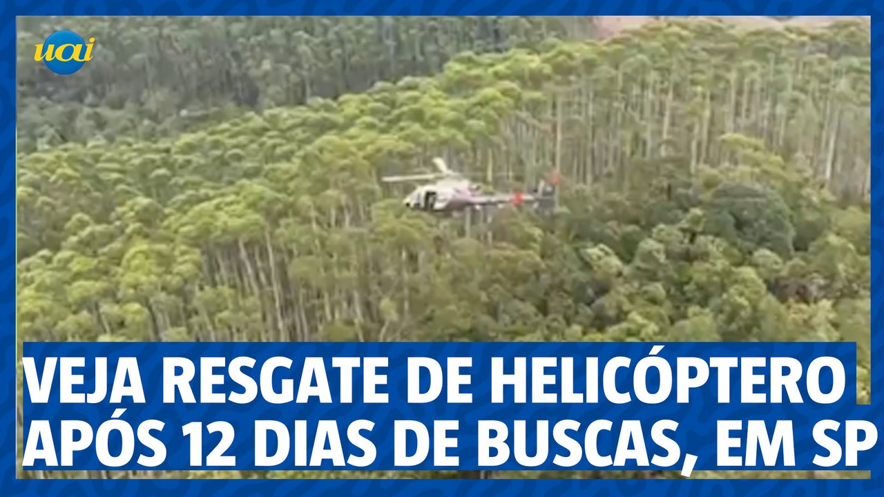Veja como foi o resgate de helicóptero encontrado após 12 dias de buscas com 4 tripulantes, em SP