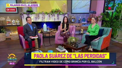 Filtran VIDEO de Paola Suárez AVENTÁNDOSE de su balcón para alcanzar a su prometido