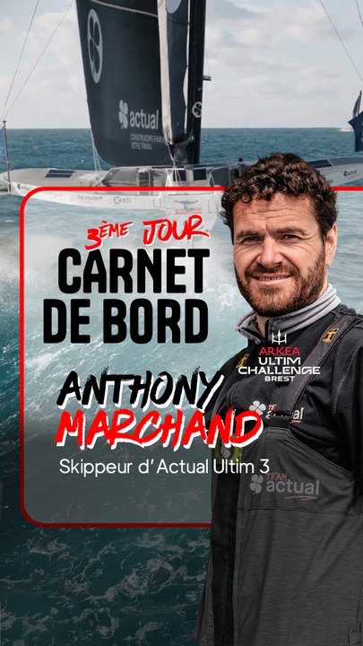 Voile : En atlantique Nord, à bord du trimaran d'Anthony Marchand