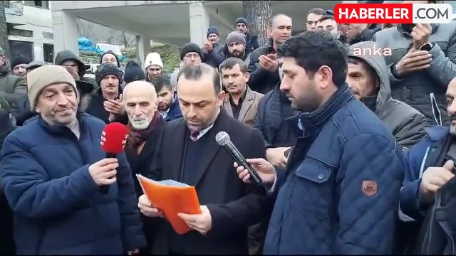 Ordu'da Katı Atık Bertaraf Tesisi Protesto Edildi
