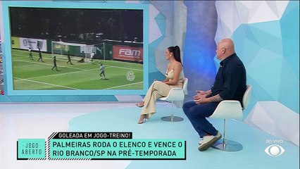 Palmeiras testa elenco e goleia em amistoso pré-temporada; Ronaldo alfineta Flaco López