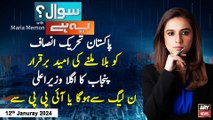 Sawal Yeh Hai | Maria Memon | ARY News | 12th Januray 2024