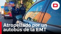 Un hombre en estado grave tras ser atropellado por un autobús de la EMT en Madrid